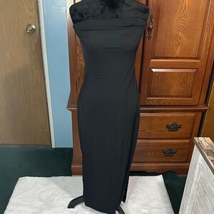 Elegant Black Off-Shoulder Dress